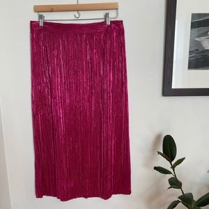 For Love and Lemons Marion Skirt Slim Metallic